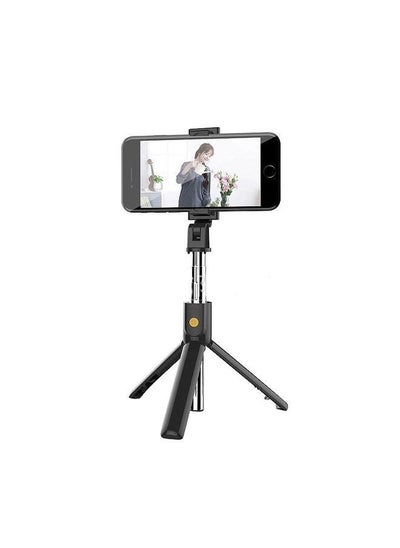 Buy K07 Flexible Selfie Stick Tripod Stand Bluetooth Remote Control For Phone Camera in UAE