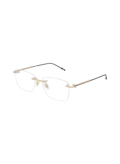 اشتري Men's Rectangle Eyeglass Frame - MB0038O 002 55 - Lens Size: 55 Mm في الامارات