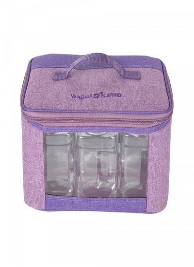 Buy spices set Storage bag, Completed spices cans, Lilac, Set 6 pcs in Saudi Arabia