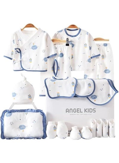 اشتري Newborn Baby Gift Set,18pcs Gift Set for 0-15 Months.Clothes Set Gift for Newborn,Bithday. (73#) في السعودية