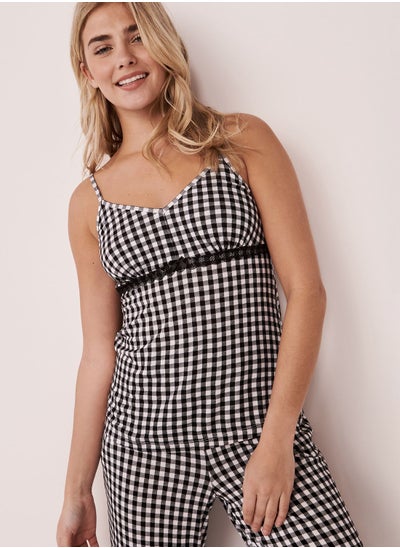 Buy Checked Cami Pyjama Top in UAE