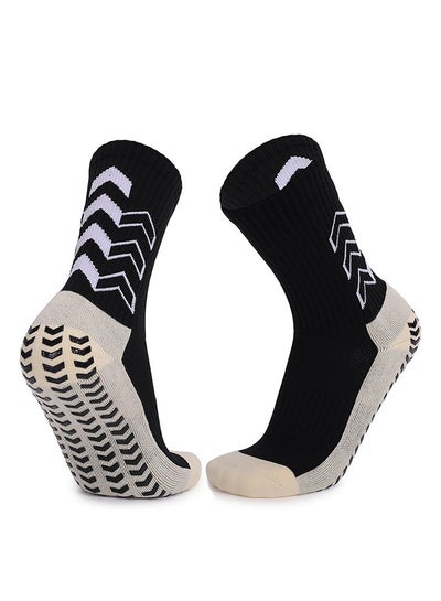 اشتري جوارب كرة القدم جوارب رياضية قابلة للتنفس ارتداء جوارب مقاومة للصدمات ممتصة للصدمات غير قابلة للانزلاق في السعودية