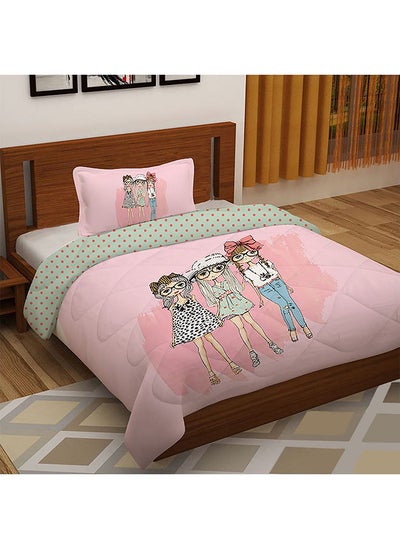 Buy Caramel Digital Print-Kids Single Comforter Set All Season Ultra Soft Fluffy Lightweight Microfiber Bedding Set 240xW160cm in UAE