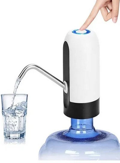Buy Portable USB Charging Electric Pumping Automatic Water Dispenser White in UAE
