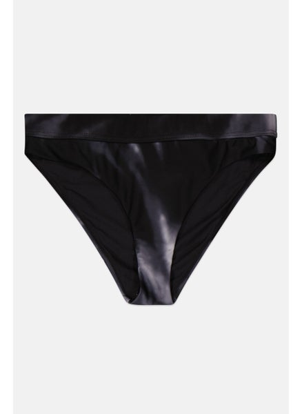 اشتري Women Tie Dye Bikini Bottom, Black في الامارات