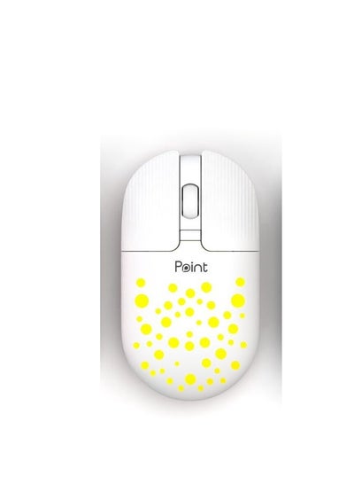 Buy MOUSE WIRELESS PT-70 White POINT in Egypt