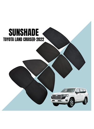 اشتري LAND CRUISER 2022 High Quality Car Sunshade All Side Sunshade UV and Heat Protection Front Back Sides Sun Shades في السعودية