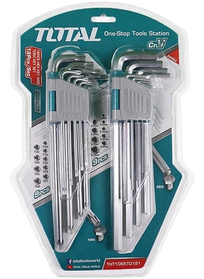 اشتري Total THT106KT0181 Hex Keys Model Set (18 Piece  1.5: 10mm) في مصر