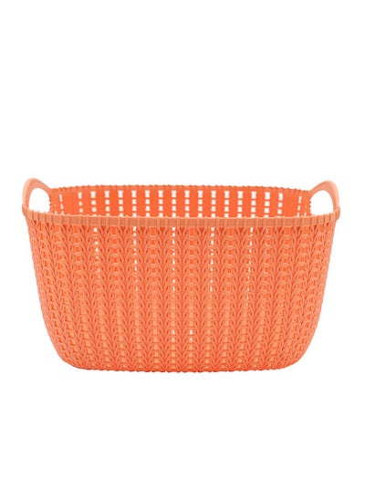 اشتري HOME BASKET STORAGE | 23.8X16.2X13.7 | ORANGE في الامارات