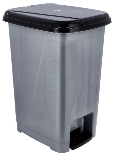 Buy Slim Pedal Dust Bin 25L Plastic Waste Bin Practical Slim Bin for Bathroom, Kitchen or Office Foot Pedal Trash Bin for Commercial Purpose in UAE