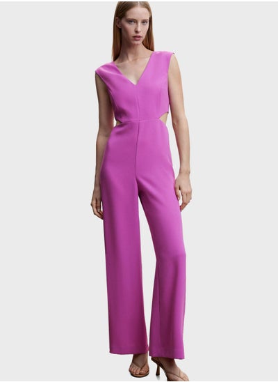 Buy Cut Out Detail Jumpsuit in UAE