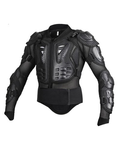 Buy Motorcycle Body Protective Jacket Armor Motocross Riding Protective Gear,ATV Dirt Bike Chest Spine Protector (Size L, Black) in Saudi Arabia