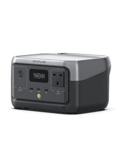 Buy ECOFLOW Portable Power Station RIVER 2, 256Wh LiFeP04 Battery, 1 Hour Fast Charging, Up To 600W Output, Solar Generator (Panel Not Inc.) for Outdoor Camping in Saudi Arabia