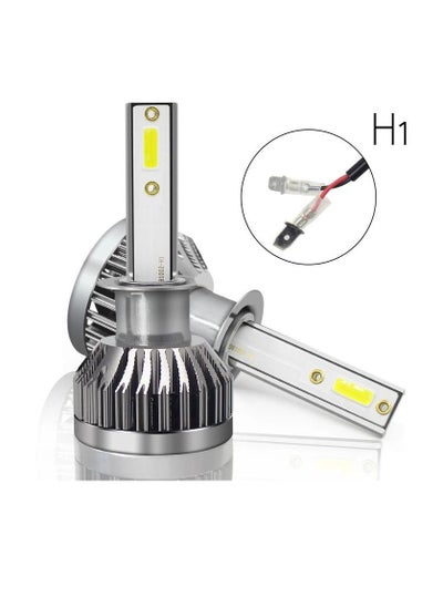 Buy 2-Piece C6 H1 Car LED Headlight Bulb Kit in Saudi Arabia