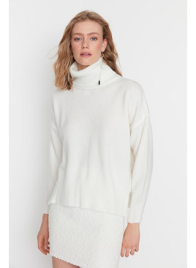 Buy Sweater - Ecru - Oversize in Egypt