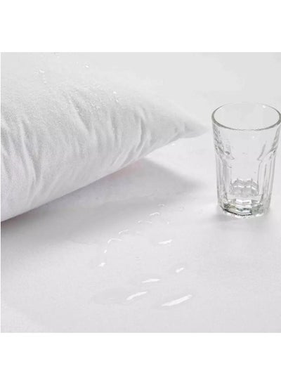 Buy Waterproof pillow protector, size 50 x 90 cm in Saudi Arabia