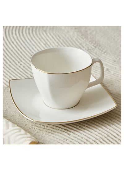 Buy Peace 2-Piece Tea Cup and Saucer Set 220 ml in UAE