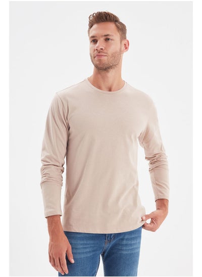 Buy Regular T-shirt - Beige in Egypt