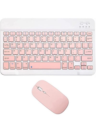 Buy Wireless Keyboard and Mouse Set, Portable Mouse and Keyboard, Compatible with Laptop/Cell Phone/Ipad, Suitable for Office/Business/Travel in Saudi Arabia