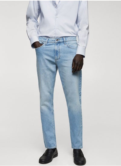 اشتري Light Wash Straight Fit Jeans في السعودية