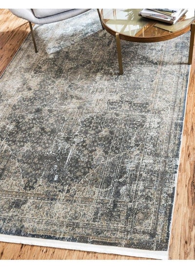 Buy Baracoa Collection Area Rug La Cabana (2' 2" X 3' 1" Rectangle Fume Gray Brown) in UAE