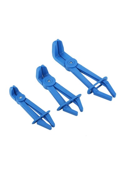 Buy 3 Pack Hose Pinch off Pliers Set,Plastic Fuel Line Flexible Straight Jaw Hose Clamp Pliers Kit, for Flexible Hoses, Gas Lines, Radiator, Brake,Automotive Coolant Hose Spring Clamps Tool (90 Angled) in Saudi Arabia