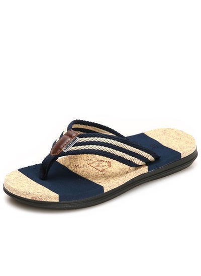 Buy Men/Women New Beach Flip-Flops Blue in UAE