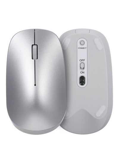 Buy Bluetooth 5.0 Wireless Portable Mouse Silver in UAE