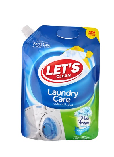 Buy Liquid Detergent Colored Clothes 2L Pure Nature in UAE