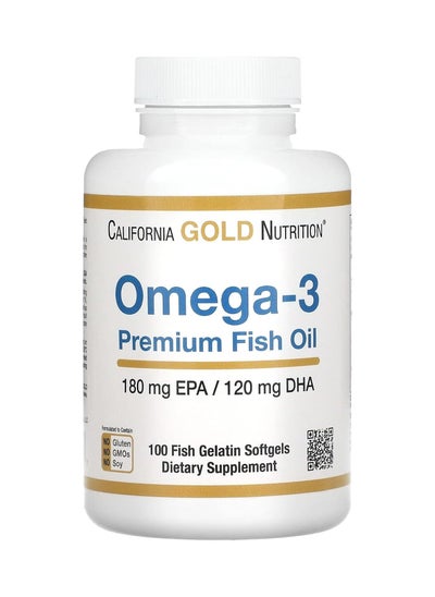 Buy California Gold Nutrition, Omega-3, Premium Fish Oil, 240 Fish Gelatin Softgels in Saudi Arabia