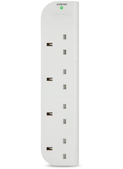 اشتري 4 Outlet Socket Surge Protector 1-Meter Power Extension Cord في الامارات