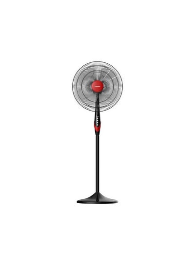 Buy TORNADO Stand Fan 18 Inch 4 Black x Red TSF-18XW in Egypt