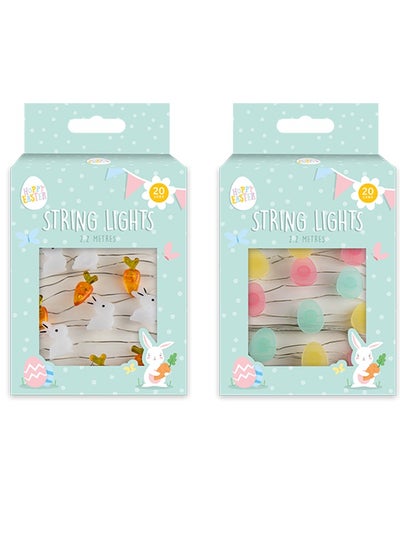 اشتري Gems Easter Micro Wire String Lights 2.2M Assorted 1 Piece في الامارات