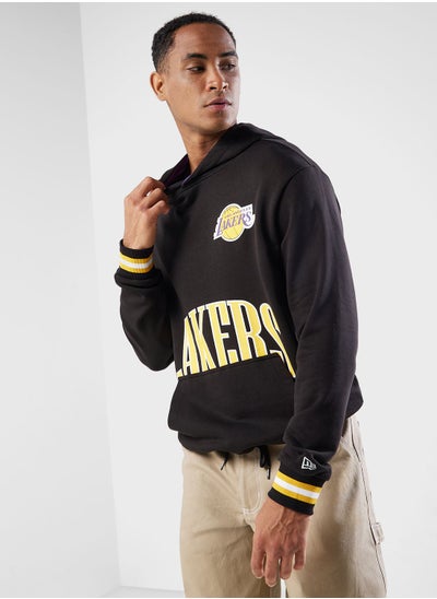 Buy Los Angeles Lakers Graphic Oversized Hoodie in UAE