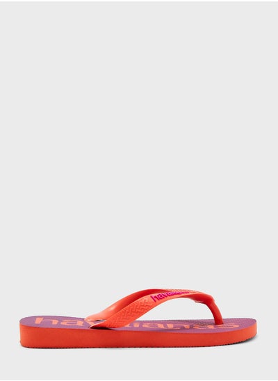 Buy Top Logomania Flip Flops in UAE