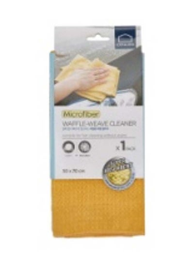 Buy L&L Waffle Weave Cleaner - Yellow in UAE