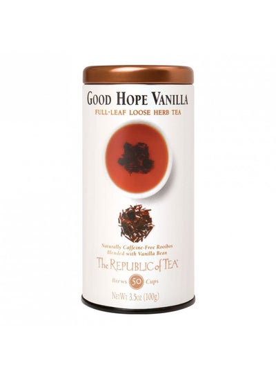 Buy The Republic of Tea Good Hope Vanilla Red Full-Leaf Tea, 3.5 Ounces / 50 Cups in UAE