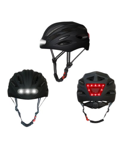 Buy Helmet with front and back Chargeable Led Lamp Lights MTB Bike  Skates and Scooter  Helmet for Unisex in UAE