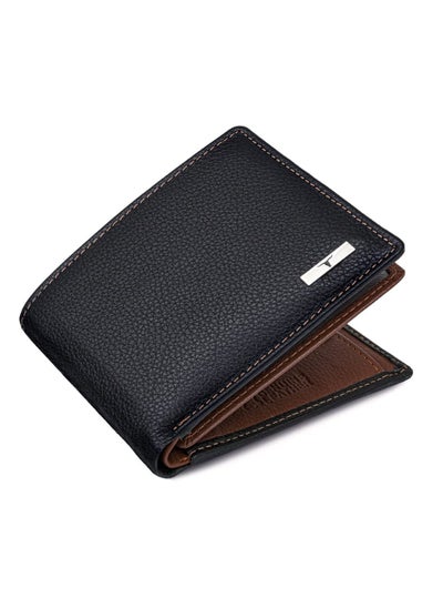 Buy Urban Kyle Black Redwood Leather Wallet For Men, 6 Card Slot in UAE