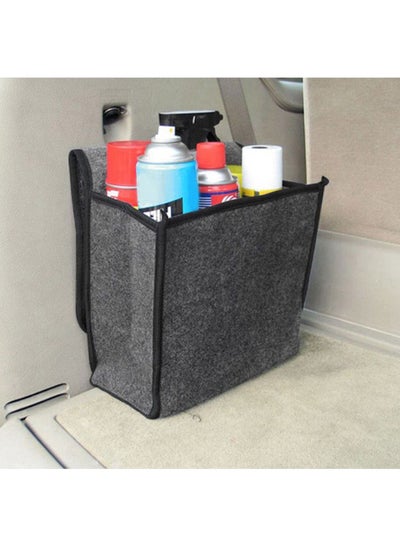 اشتري Car trunk organizers portable folding fleece felt car storage organizer stowage storage box في السعودية