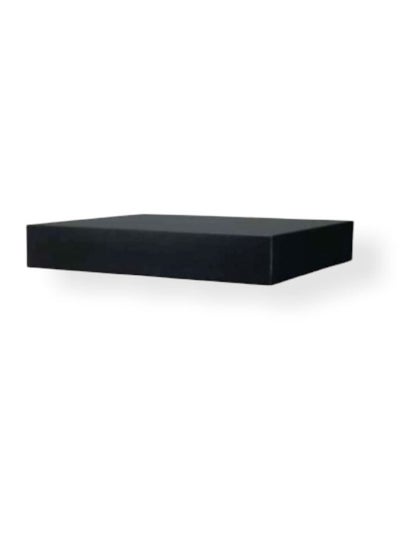 Buy Black wall shelf 40x25 cm in Saudi Arabia