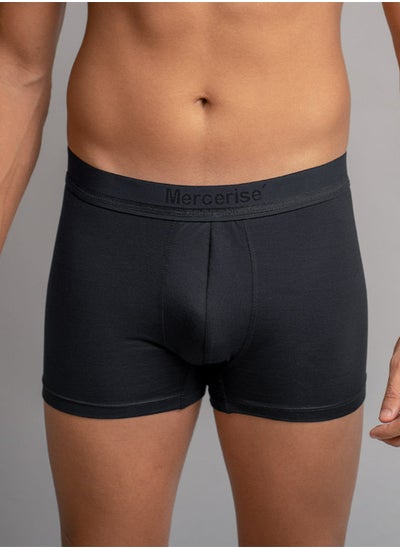 Buy Mercerise Black Boxer Underwear For Men in Egypt