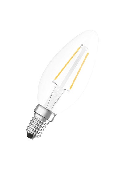 Buy Osram Clear Filament Led Cl E14 2.8 Watts Warm White in UAE