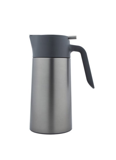 Buy Stainless Steel Coffee And Tea Vacuum Flask 1.0 Liter Grey in Saudi Arabia