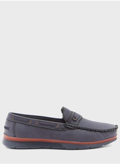 Buy Casual Saddle Detail Loafers in Saudi Arabia