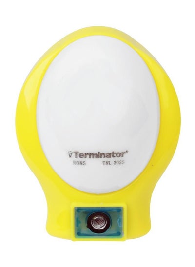 اشتري Terminator Sensor Night Light 13A 110-220V, 4LED, 0.6W, 20Lm Available in White, Pink, Yellow, Blue Green Colors in Doom Shape في الامارات