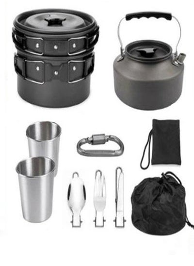 Buy Outdoor Camping Cookware Set Bbq Cutlery Hiking Set in Saudi Arabia