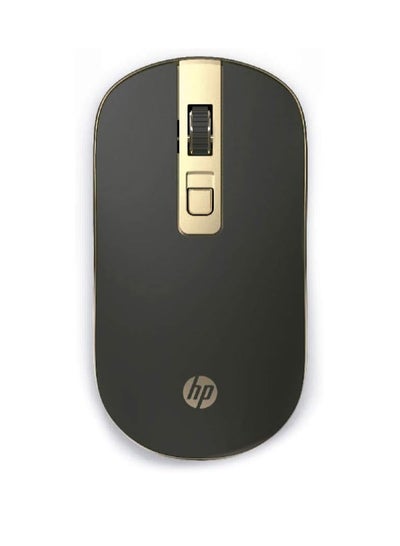 Buy Wireless Computer Mouse S4000 ,1600DPI Black - GOLD in Egypt