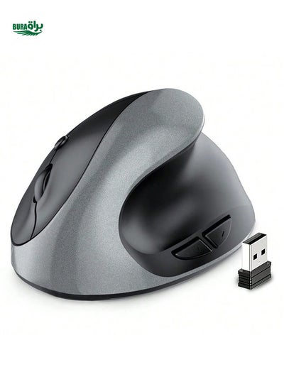 Buy JOMAA JOMAA Battery Vertical Mouse Wireless USB 2.4G Right Hand Mute Ergonomic Mice For Computer Laptop Gaming Mouse in Saudi Arabia