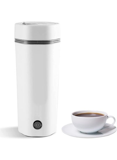 اشتري Portable Electric Kettle for Travel, Travel Kettle Electric Small Stainless Steel, Portable Fast Water Boiler Automatic Shut-Off 350ML Mini Cup. في الامارات